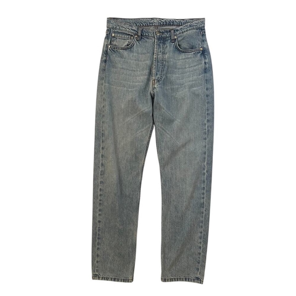 Djerf Avenue Like An Angel Jeans - Relaxed Straight Leg - Light Blue - Size 26